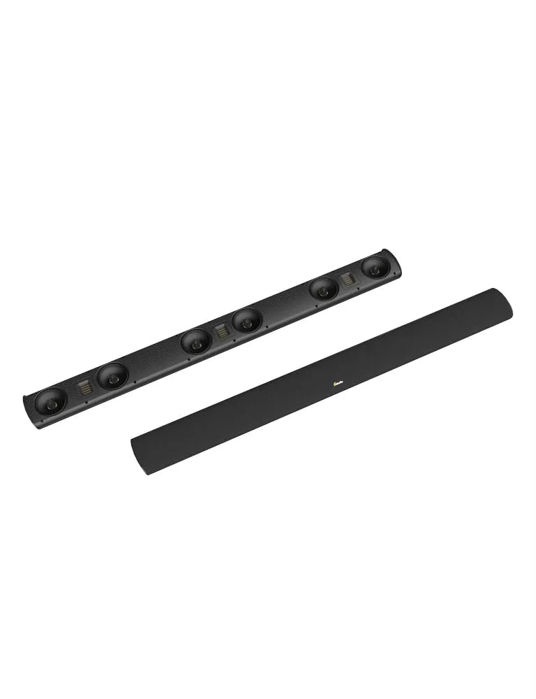 GoldenEar SuperCinema 3D ArrayX, pasyvus soundbaras - atskiri garsiakalbių moduliai ir grotelės