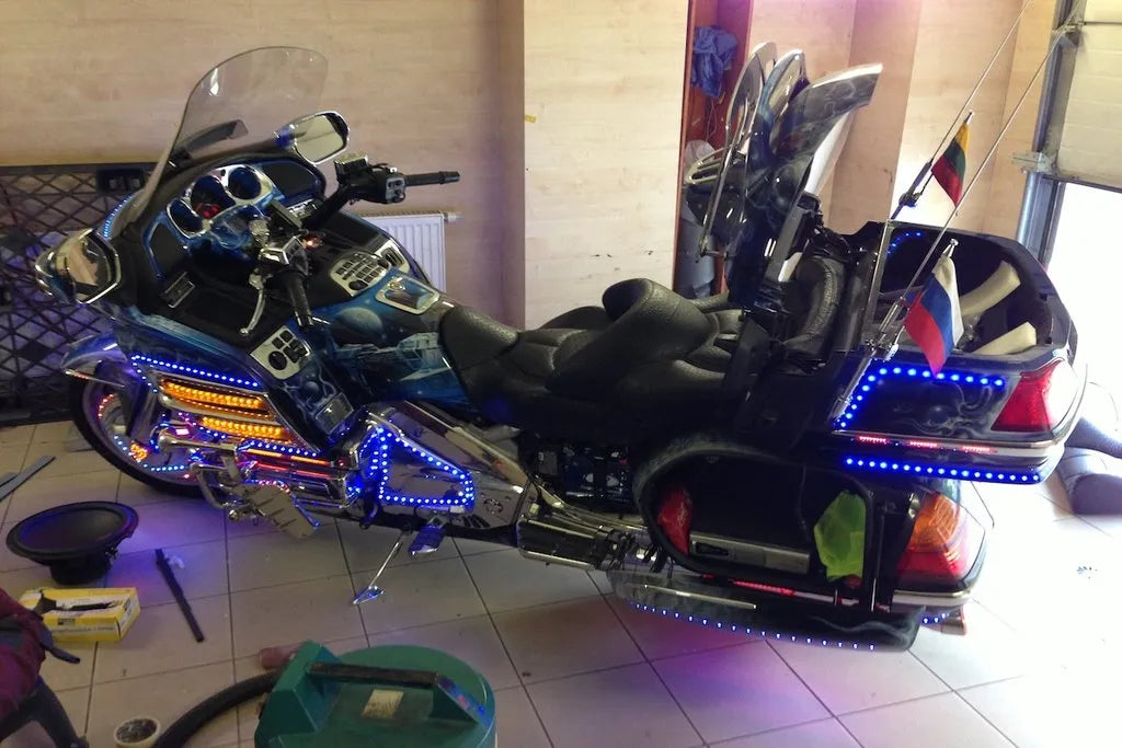 Goldwing motociklo tiuningas