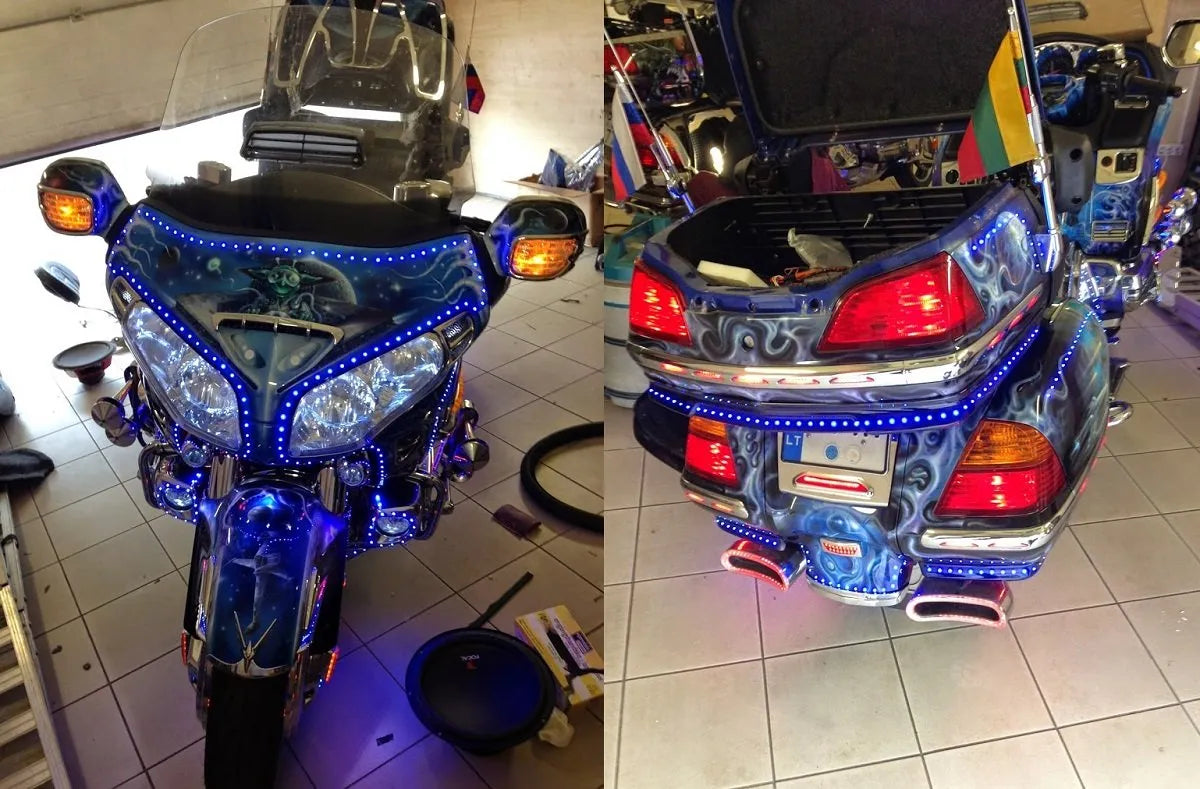 Goldwing motociklo tiuningas