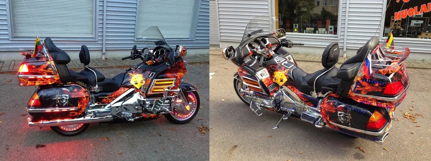 Goldwing motociklo tiuningas