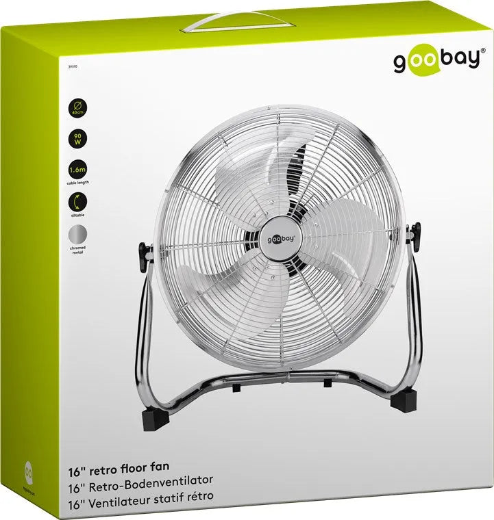 Goobay 16 colių RETRO stiliaus ventiliatorius