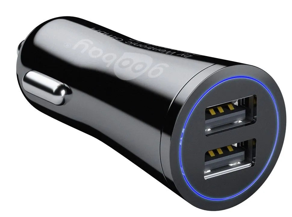 Goobay 3.4, Dvigubas USB įkrovimo adapteris automobiliui