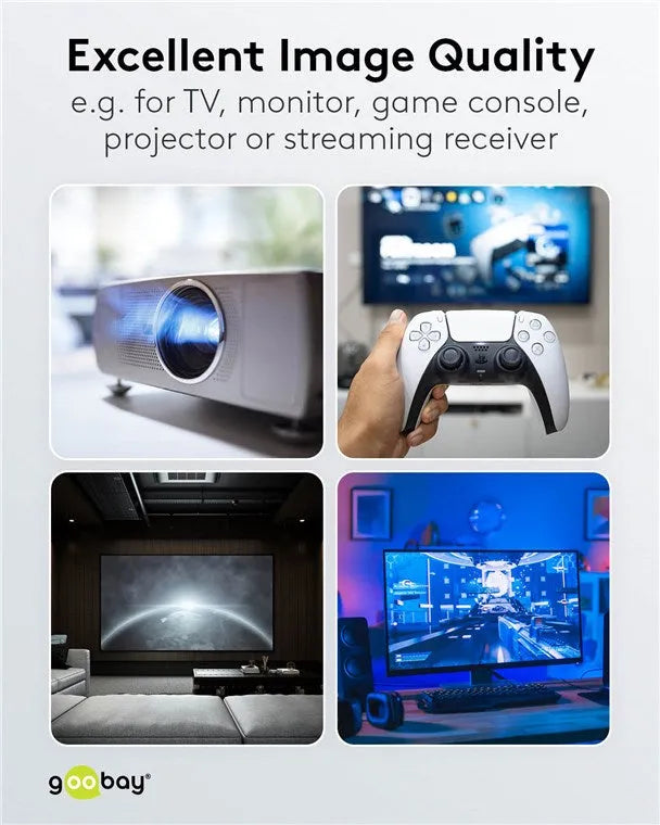 Goobay 8K AOC Ultra High Speed HDMI, optinis HDMI kabelis (10m)