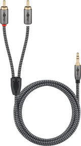 Goobay Audio Adapter Cable AUX, 3.5 mm į 2x RCA garso kabelis, 5 m
