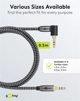 Goobay Audio Connection Cable, AUX 3.5 mm garso laidas, 0.5 m