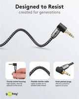 Goobay Audio Connection Cable, AUX 3.5 mm garso laidas, 1 m