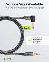 Goobay Audio Connection Cable, AUX 3.5 mm garso laidas, 2 m