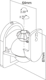 Goobay Basic, Universalus garsiakalbio laikiklis