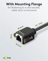 Goobay CAT 6A, S/FTP (PiMF) prailginimo kabelis, 5m