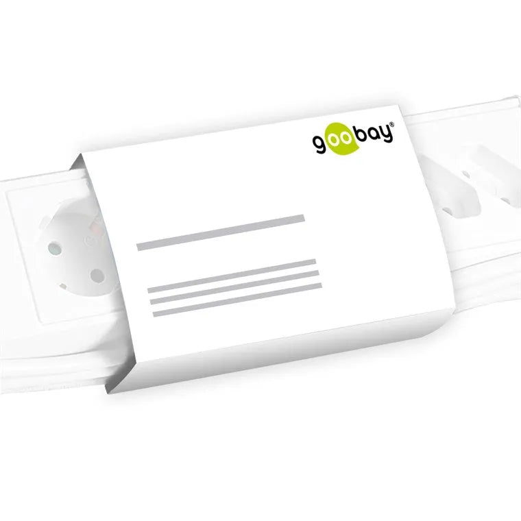 Goobay CEE Adapter Cable, maitinimo kabelis lauko erdvėms, 90°, 16 A, 230 V, (Type E/F), IP44, 5 m