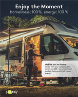 Goobay CEE Adapter Cable, maitinimo kabelis lauko erdvėms, (Type E/F), 230 V, 16 A, 5 m