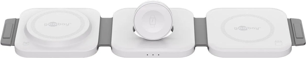 Goobay Foldable 3in1, įkrovimo stotelė telefonui, laikrodžiui ir ausinėms