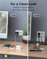 Goobay Foldable 3in1, įkrovimo stotelė telefonui, laikrodžiui ir ausinėms