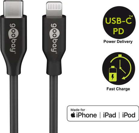 Goobay Lightning - USB-C™, greito įkrovimo kabelis