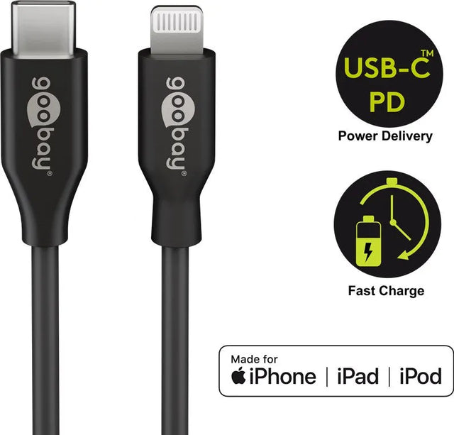 Goobay Lightning - USB-C™, greito įkrovimo kabelis