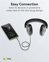 Goobay Plus Audio Connection Cable, 3.5 mm AUX stereo kabelis, 5 m