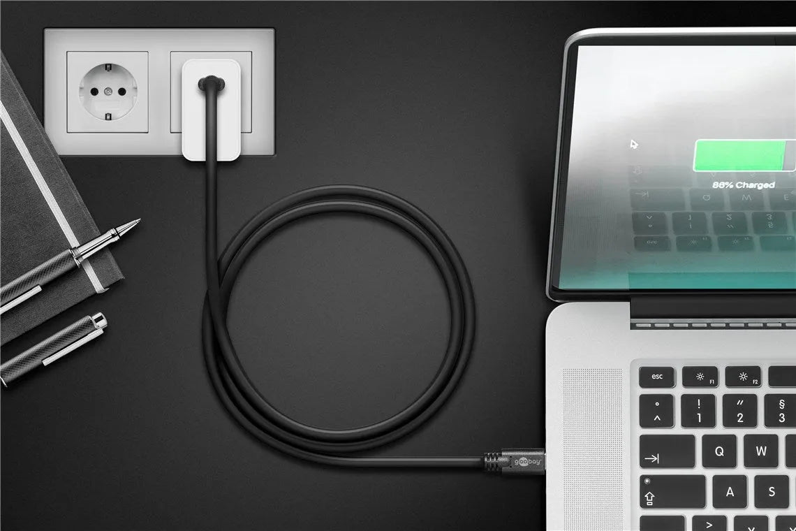 Goobay Sync & Charge Super Speed USB-C™ 3.2 Gen 1 USB-C™, signalinis 3 m USB kabelis