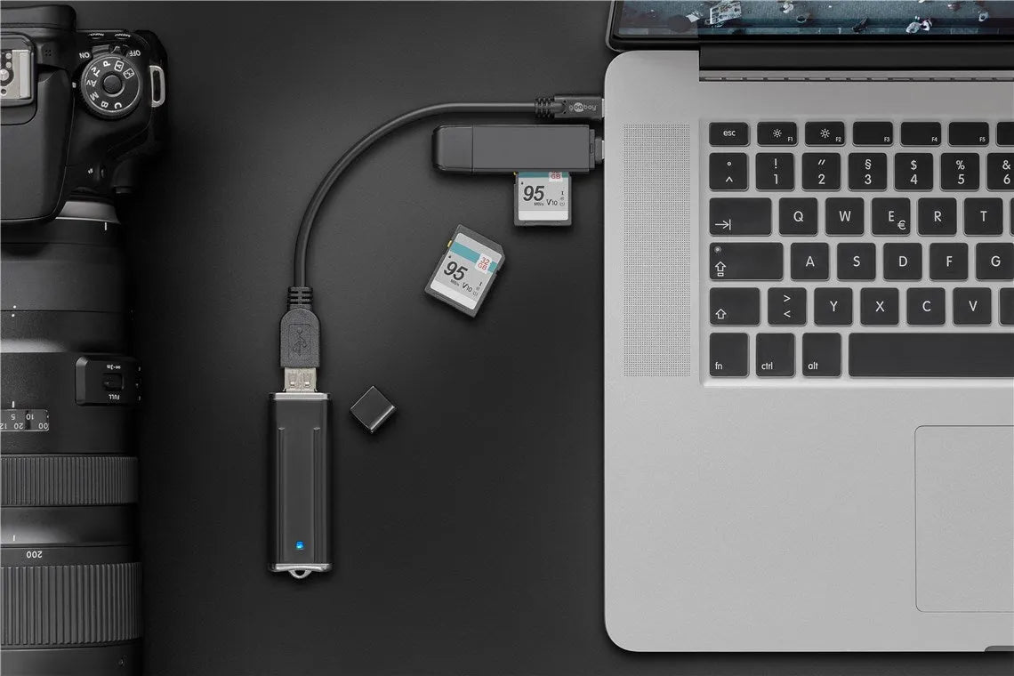 Goobay Sync & Charge Super Speed USB-C™ - USB A 3.0, 0.2 m. USB adapteris