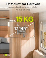 Goobay TV Wall Mount Caravan FULLMOTION (M), televizoriaus sieninis laikiklis