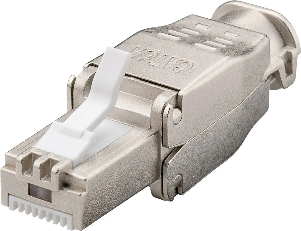 Goobay Tool-free RJ45 Network Plug CAT 6A STP, RJ45 tinklo kabelis