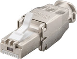 Goobay Tool-free RJ45 Network Plug CAT 6A STP, RJ45 tinklo kabelis