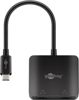 Goobay USB-C™-2x HDMI™, adapteris