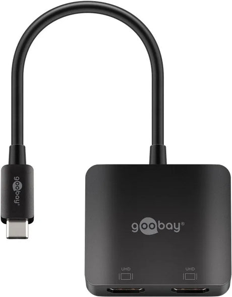 Goobay USB-C™-2x HDMI™, adapteris