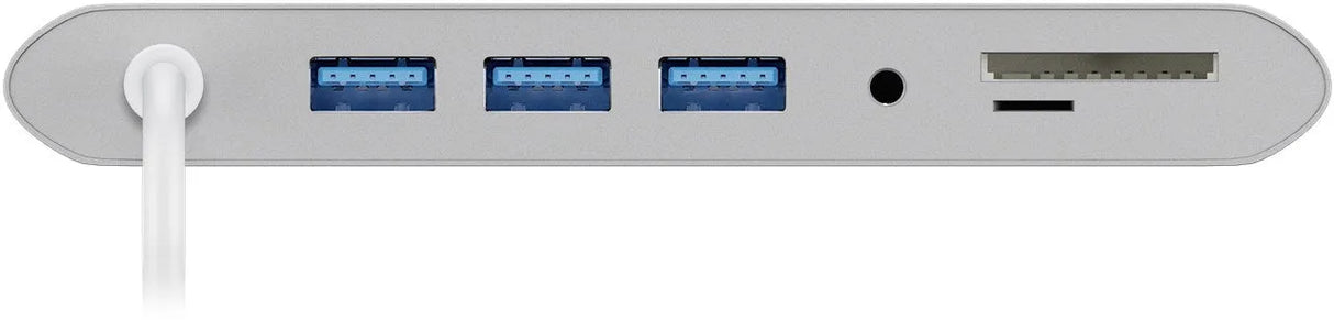 Goobay USB-C™ Aluminium Multiport, USB adapteris