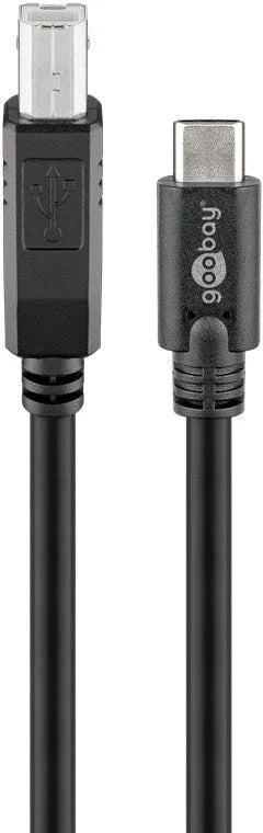 Goobay USB-C™ to B, kabelis-adapteris 1m