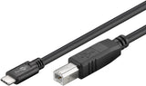Goobay USB-C™ to B, kabelis-adapteris 1m