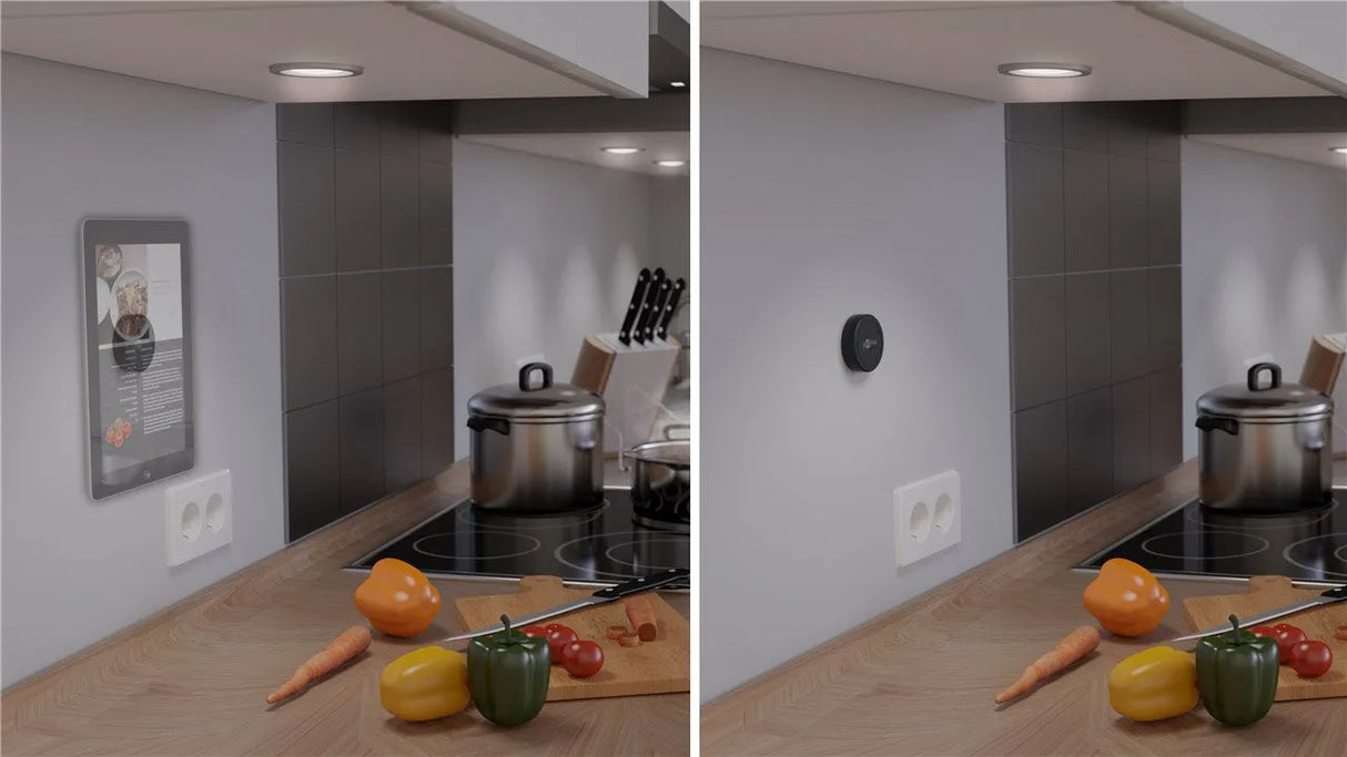 Goobay lipnus magnetinis telefono laikiklis, (Self-Adhesive), 62089 - magnetinis laikiklis virtuvėje su planšete