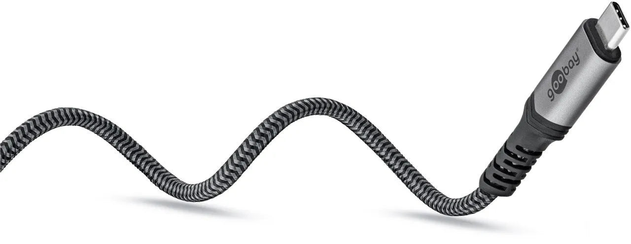 Goobay USB-C į USB-C kabelis, USB4, 1.5 m, 240 W, 40 Gbit/s, 8K