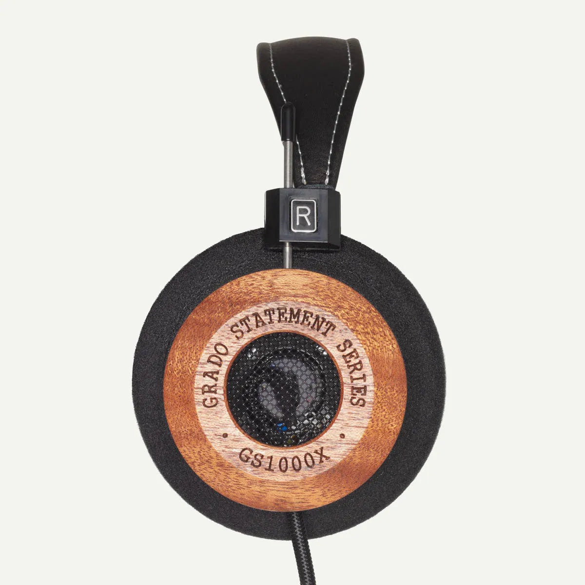 Grado GS1000x, Over-Ear tipo ausinės - Medinis ausinių korpusas su užrašais