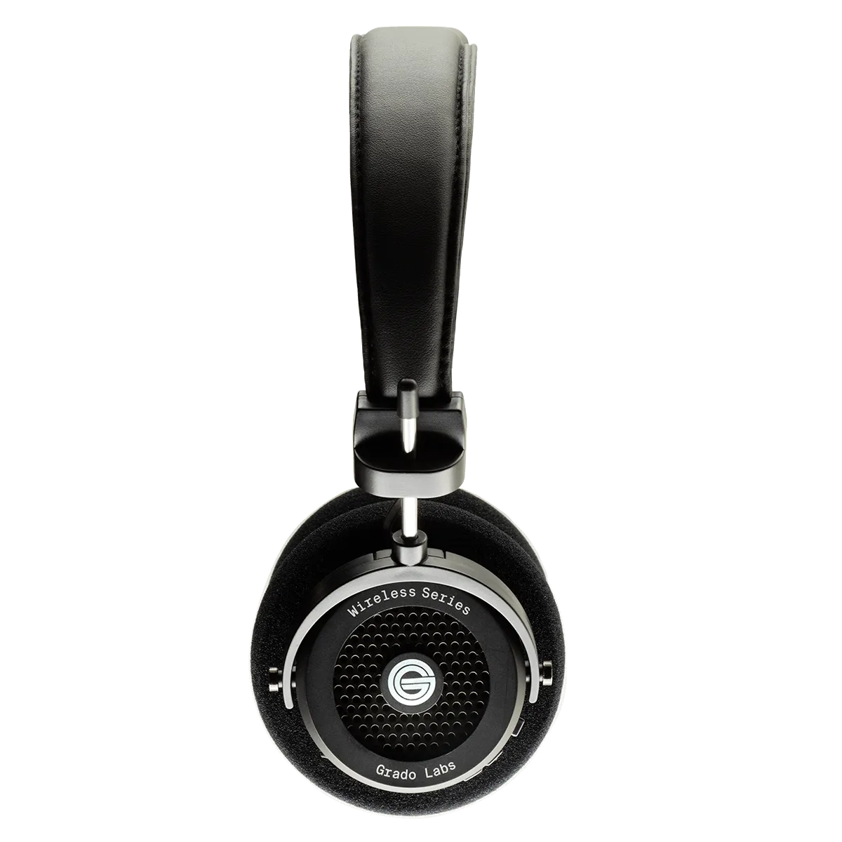 Grado GW100, Over-Ear tipo belaidės ausinės - ausinių kaušelių vaizdas su užrašais