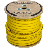 Ground Zero 50 mm² aukštos kokybės OFC maitinimo laidas 20m – geltonas