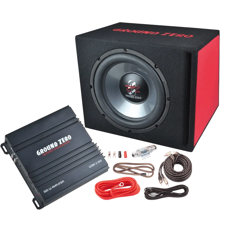 Ground Zero GZ BASS KIT 12.300, 300W garsiakalbių rinkinys