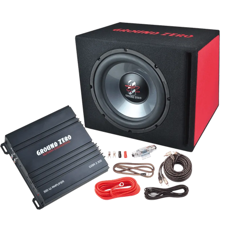 Ground Zero GZ BASS KIT 12.300, 300W garsiakalbių rinkinys