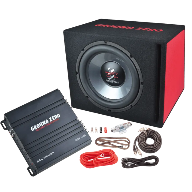 Ground Zero GZ BASS KIT 12.300, 300W garsiakalbių rinkinys