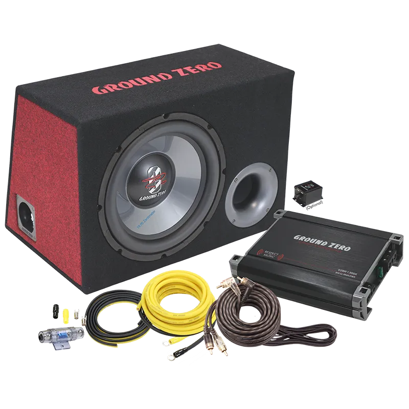 Ground Zero GZ BASS KIT 12.300XL, 300W automobilinė žemų dažnių garso