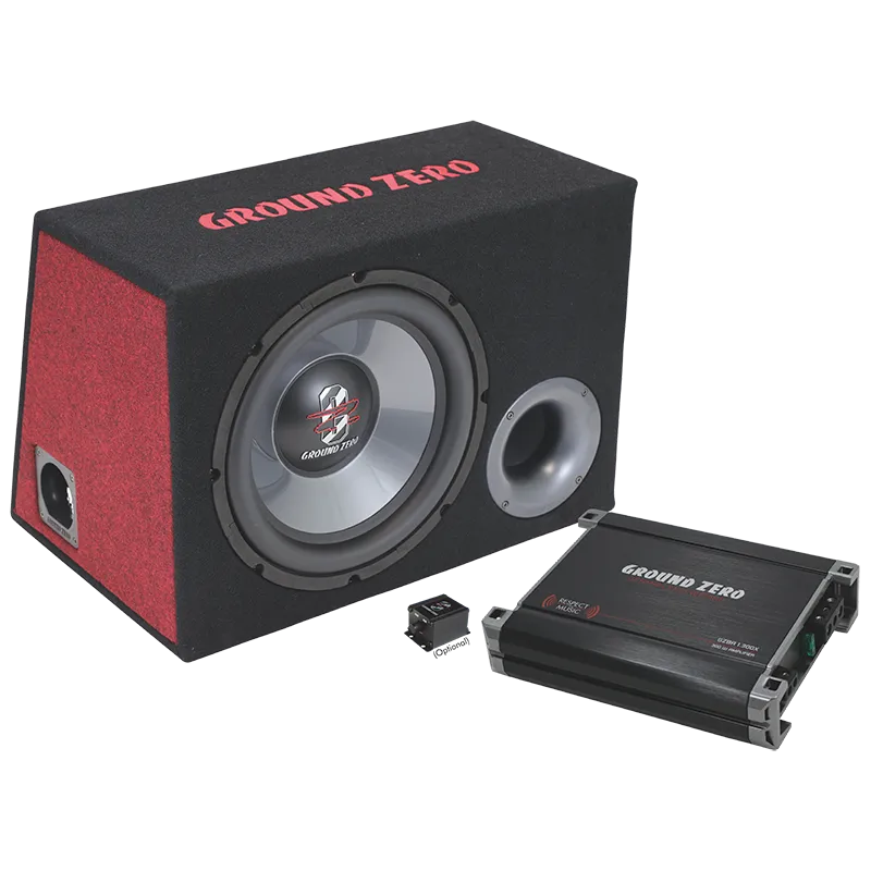 Ground Zero GZ BASS KIT 12.300XL, 300W automobilinė žemų dažnių garso