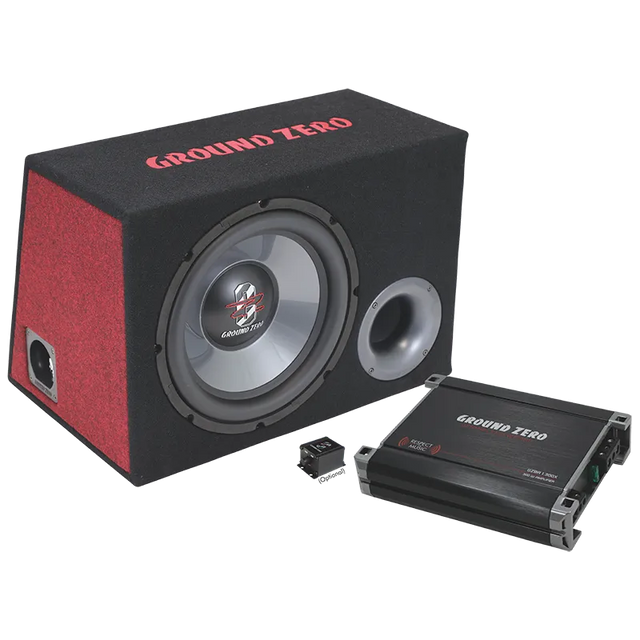 Ground Zero GZ BASS KIT 12.300XL, 300W automobilinė žemų dažnių garso