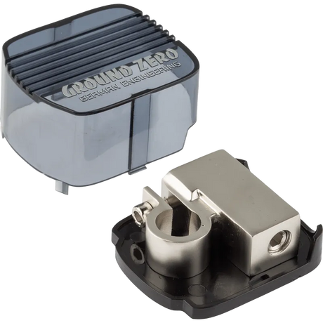 Ground Zero GZBT 2.50 NEG, saugiklių laikiklis su akumuliatoriaus terminalu