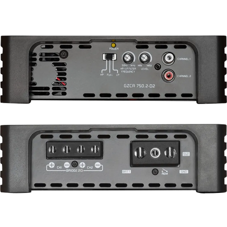 Ground Zero GZCA 750.2-D2, Competition serijos SPL automobilinis garso stiprintuvas