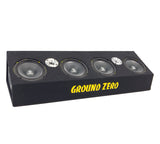 Ground Zero GZCB 16.2SPL - Garsiakalbių sistema su tviteriais ir logotipu