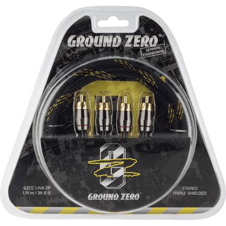 Ground Zero GZCC 1.14X-TP, aukštos klasės RCA laidas 1.14m