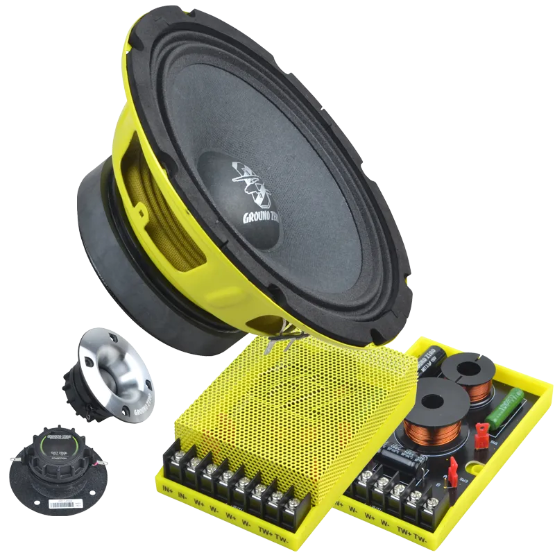 Ground Zero GZCC 200.2SQL, 2-jų juostų komponentiniai garsiakalbiai