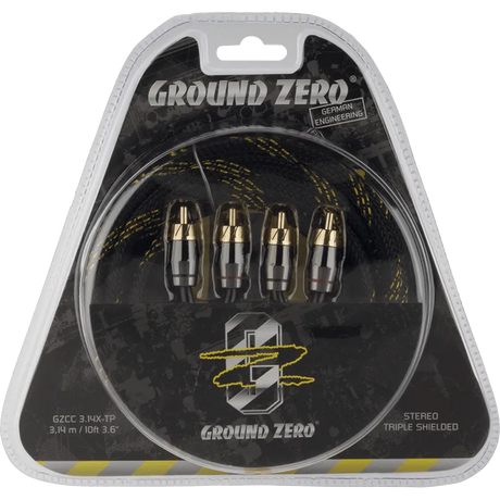Ground Zero GZCC 3.14X-TP, aukštos klasės RCA laidas 3.14m