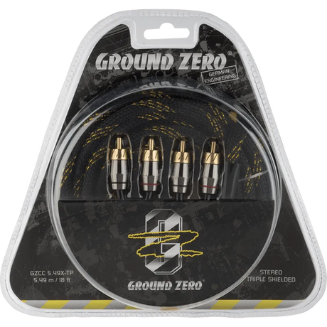 Ground Zero GZCC 5.49X-TP, aukštos klasės RCA laidas