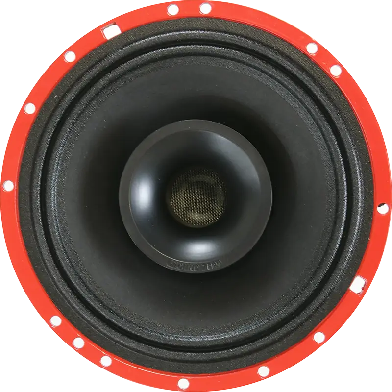 Ground Zero GZCF 165NEO-PRO - Raudonas ratas su baltomis skylutėmis