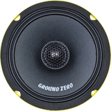 Ground Zero GZCF 6.5SPL-NEO - Garsiakalbio priekinė dalis su geltonu kraštu